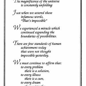 Affirmations of Possibilities