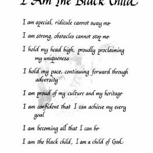 I Am The Black Child