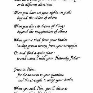 Walking in His Light