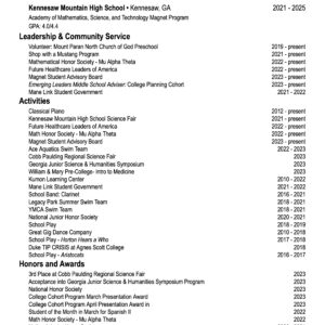 Developing a Résumé Building Strategy